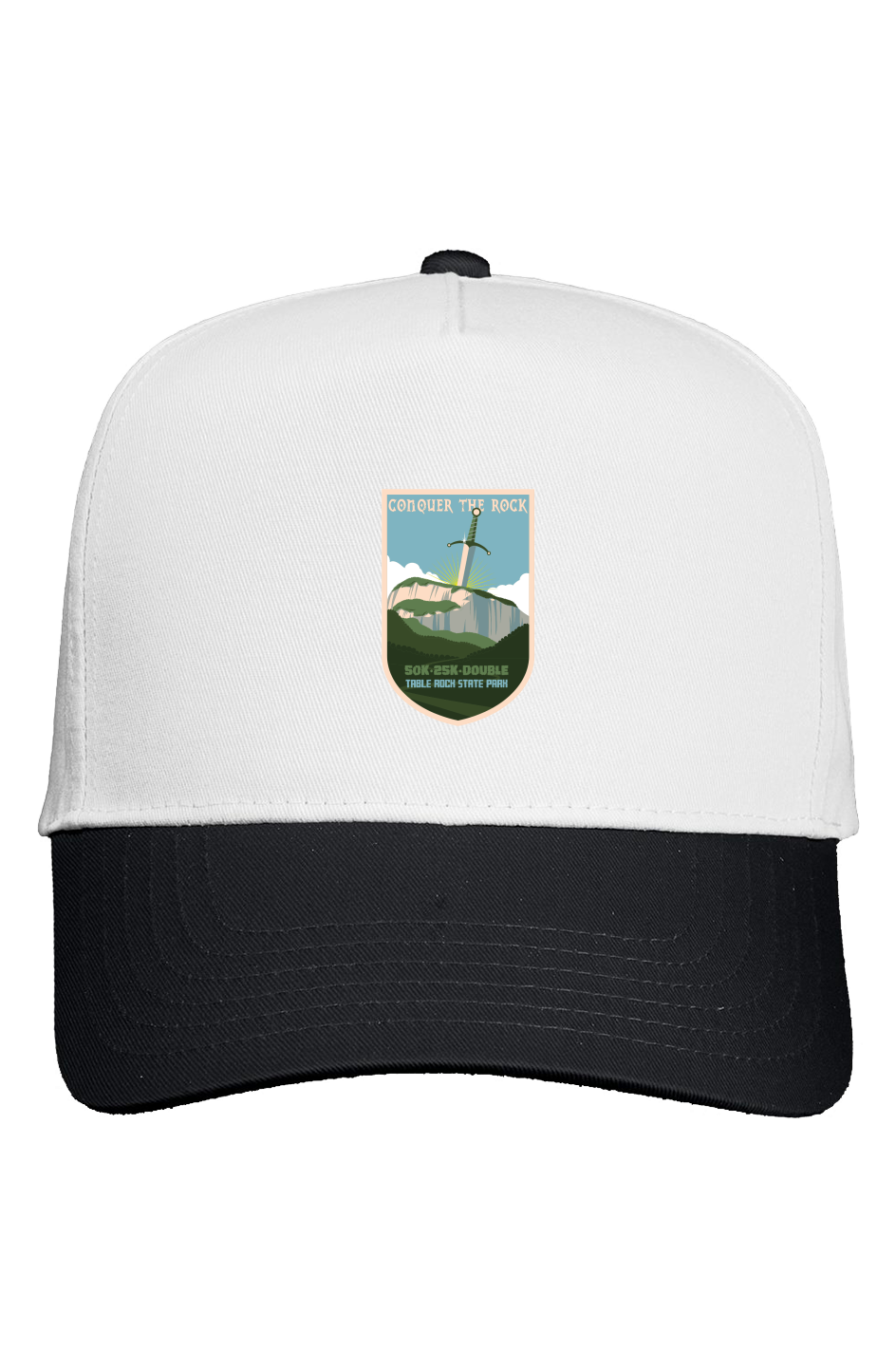 Conquer the Rock Five Panel Two Tone Cap
