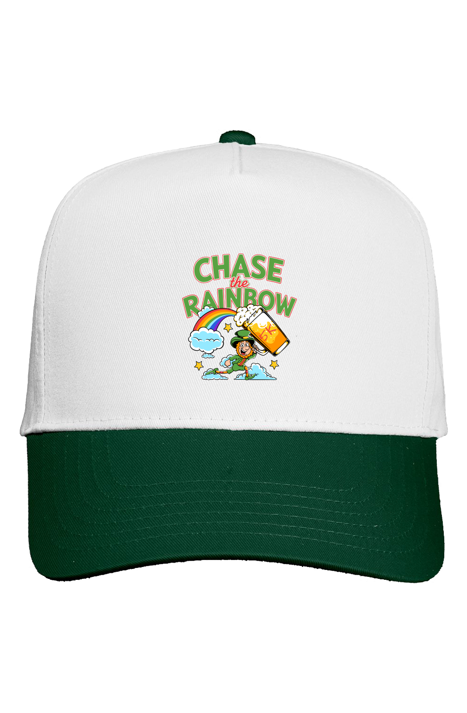 Chase the Rainbow 5K Five Panel Two Tone Cap