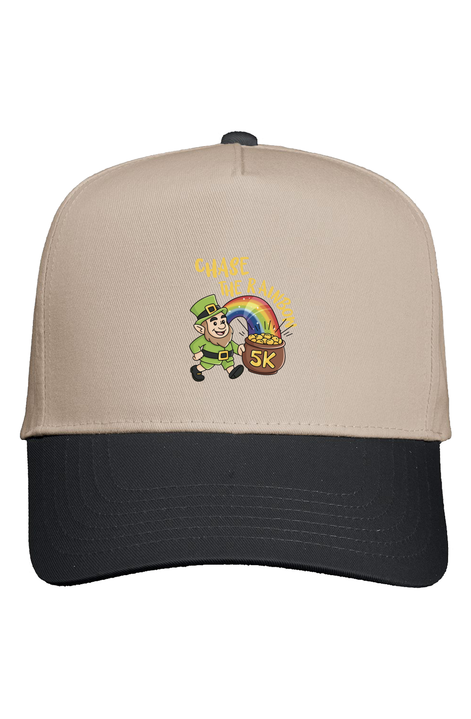 Chase the Rainbow 5K Five Panel Two Tone Cap