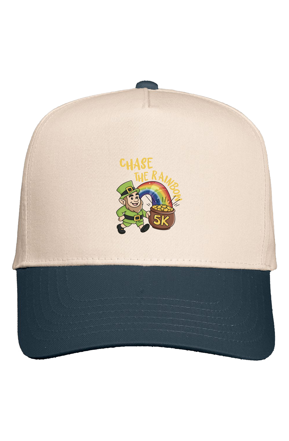Chase the Rainbow 5K Five Panel Two Tone Cap