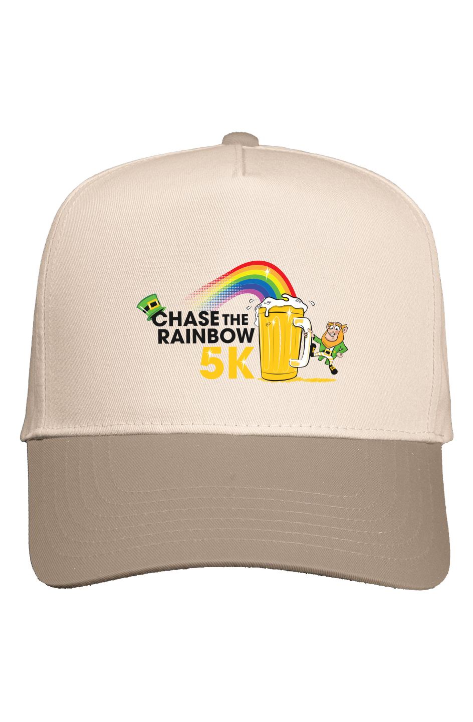 Chase the Rainbow 5K Five Panel Two Tone Cap