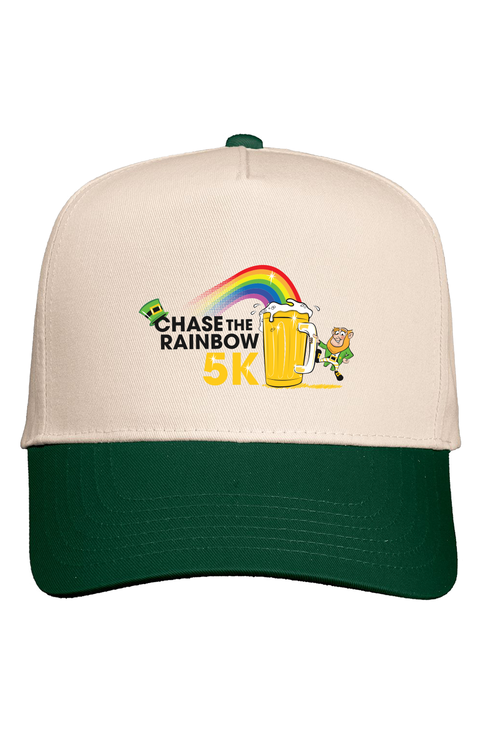 Chase the Rainbow 5K Five Panel Two Tone Cap