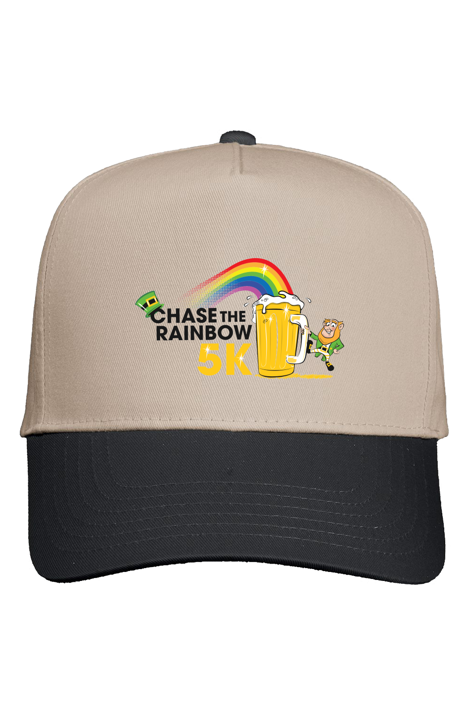 Chase the Rainbow 5K Five Panel Two Tone Cap