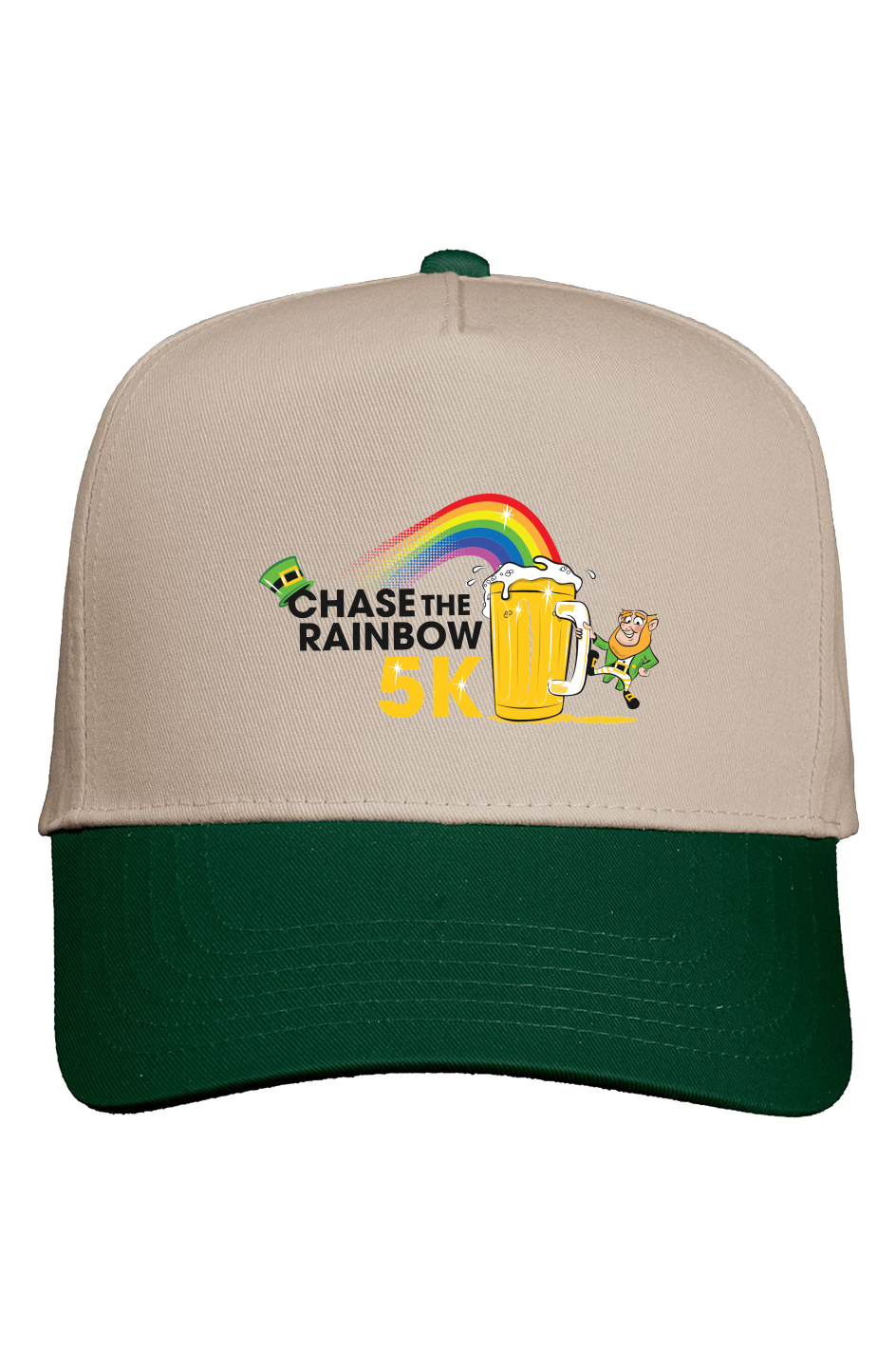Chase the Rainbow 5K Five Panel Two Tone Cap
