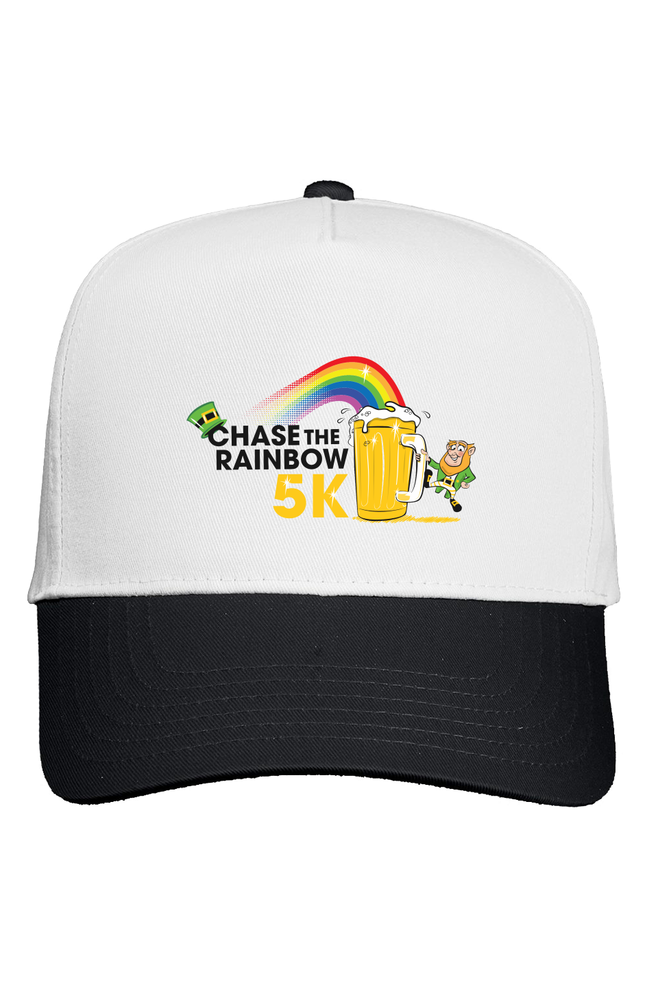Chase the Rainbow 5K Five Panel Two Tone Cap