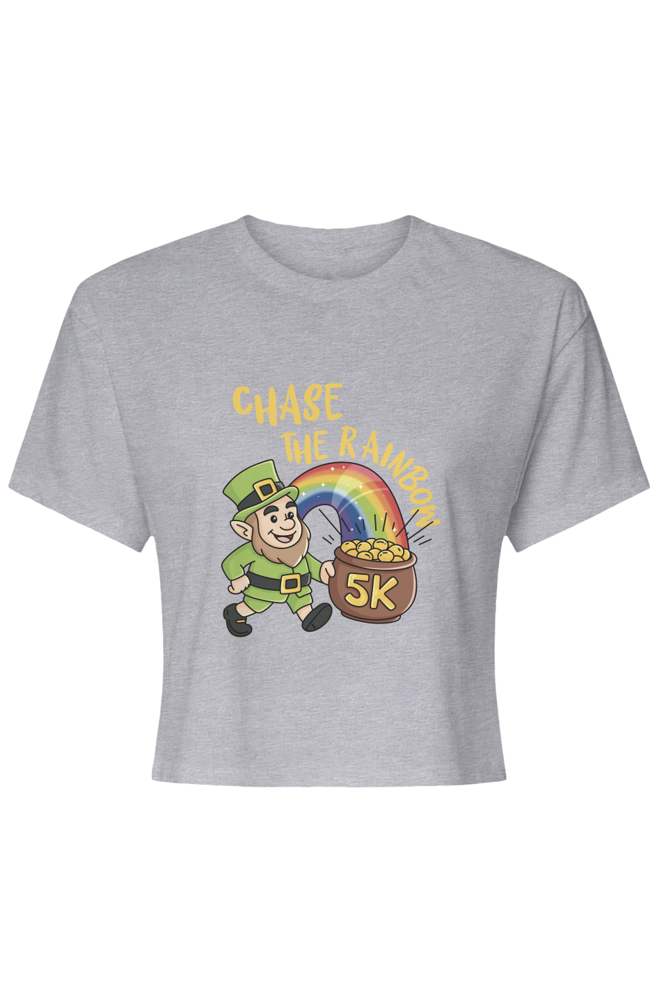 Chase the Rainbow 5K Ladies' Crop Top