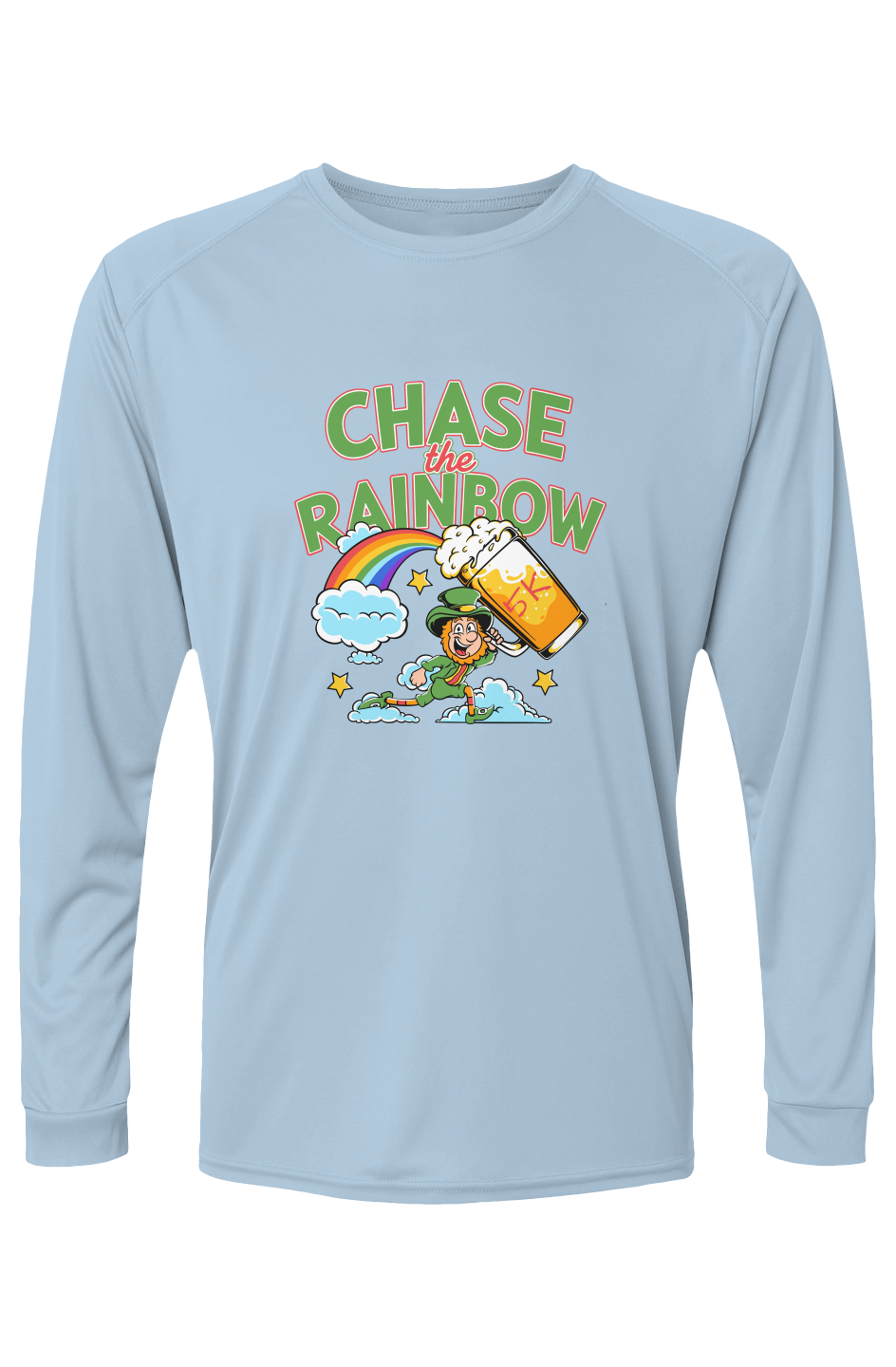 Chase the Rainbow 5K Islander L/S Performance Tee
