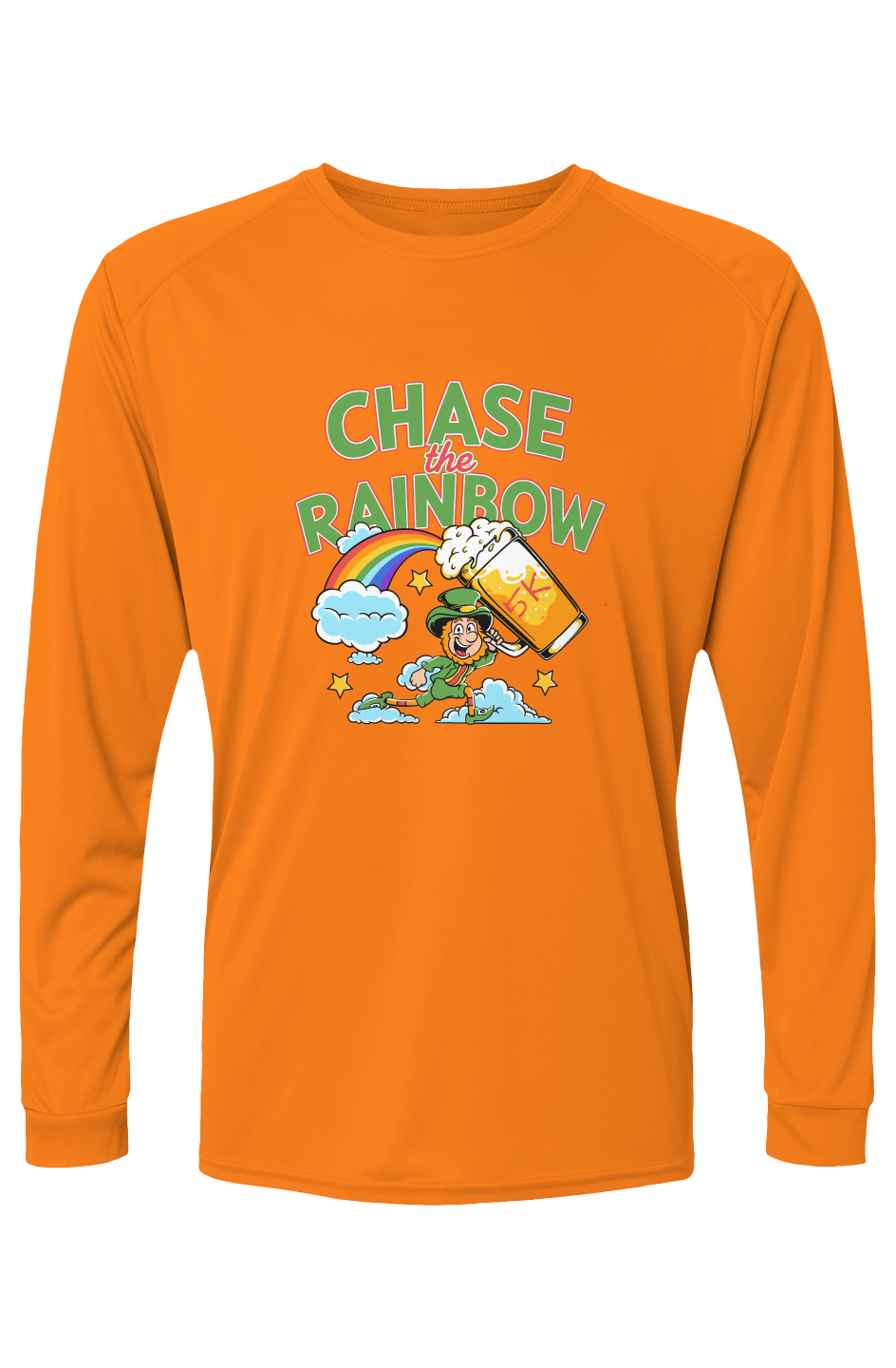 Chase the Rainbow 5K Islander L/S Performance Tee