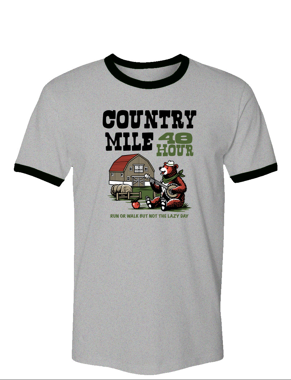 The Country Mile Weekend on the Farm Vintage Cotton Ringer Tee