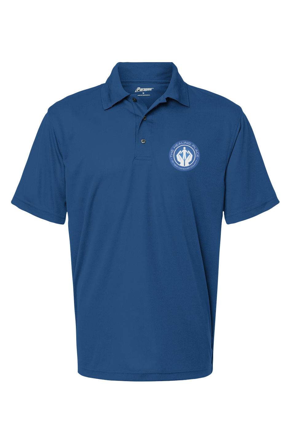 The Healing Place Saratoga Mini Mesh Embroidered Polo
