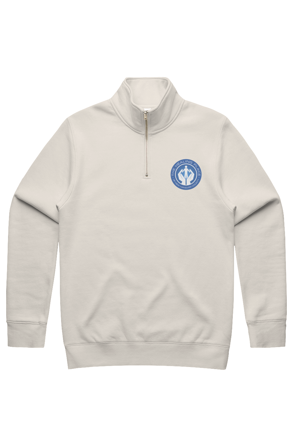 Men's Stencil Half Zip Pullover