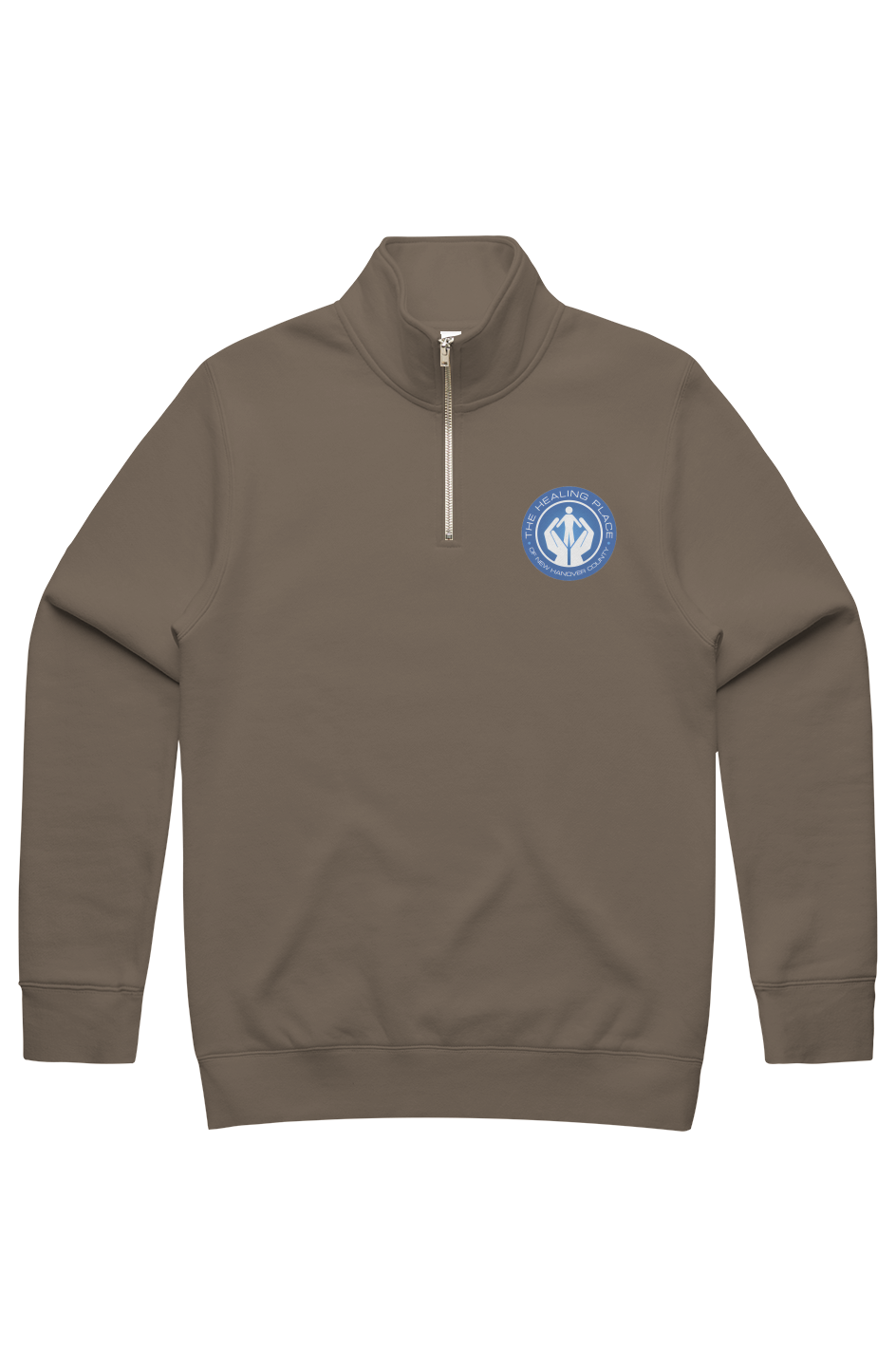 Men's Stencil Half Zip Pullover