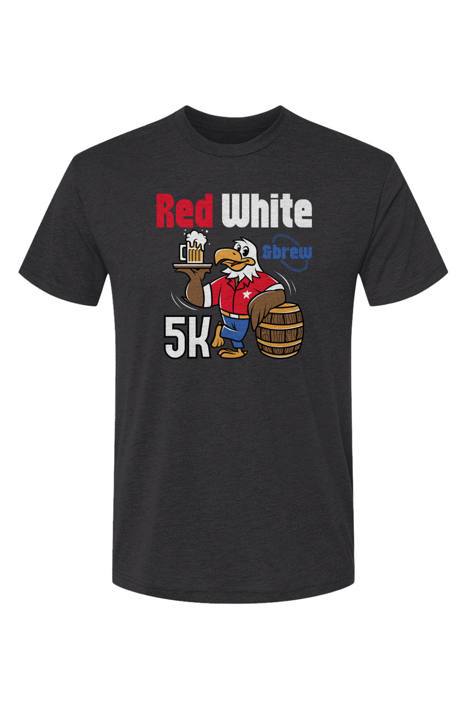 Red White & Brew 5K Triblend Crew