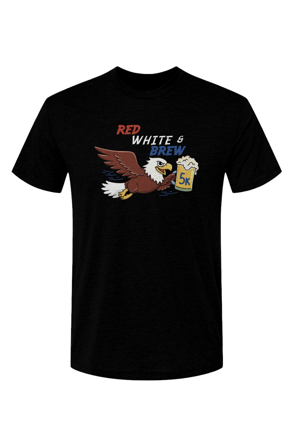 Red White & Brew 5K Triblend Crew