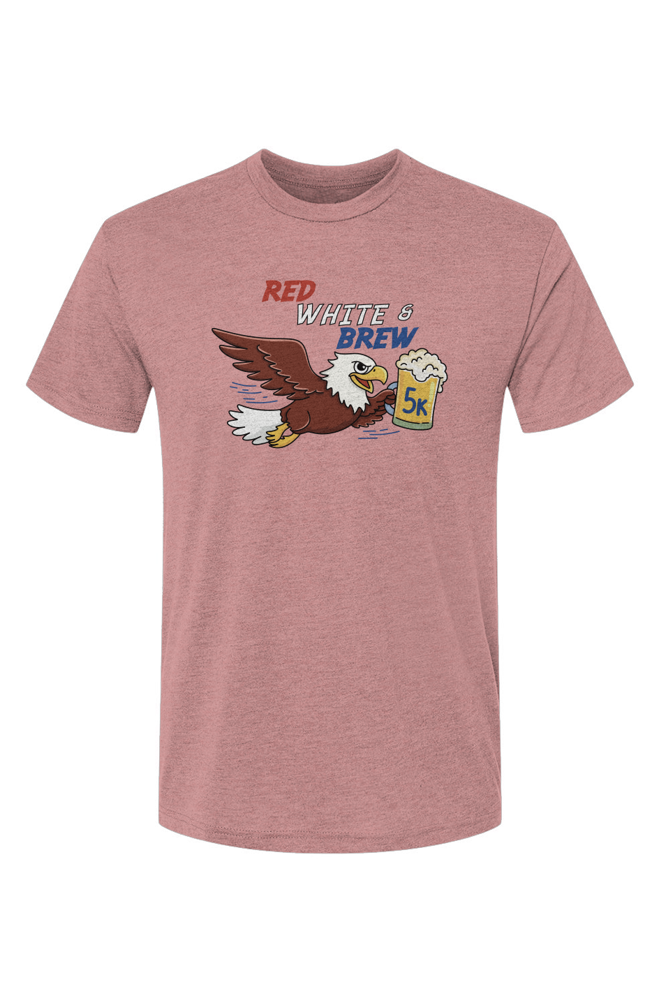 Red White & Brew 5K Triblend Crew