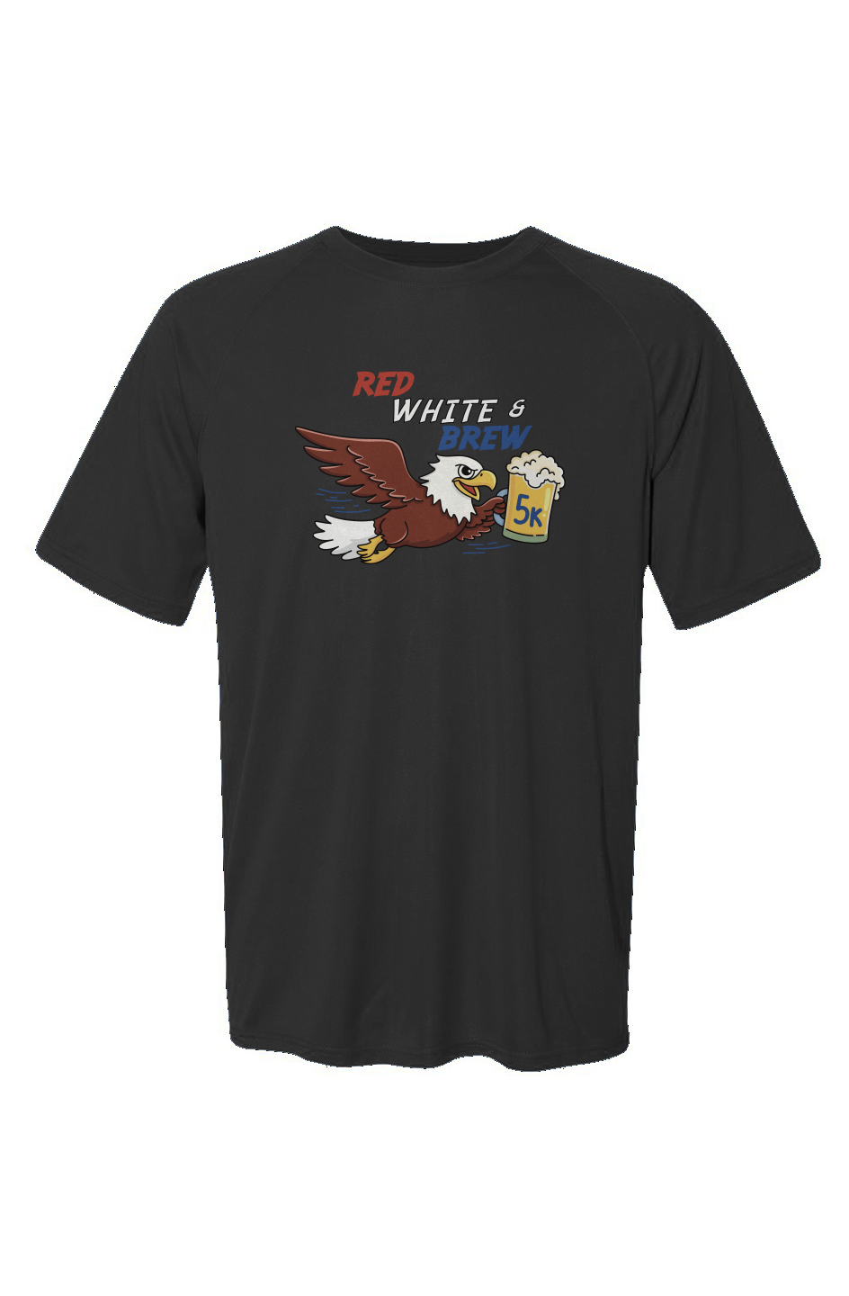 Red White & Brew 5K Wicking Short-Sleeve Tee