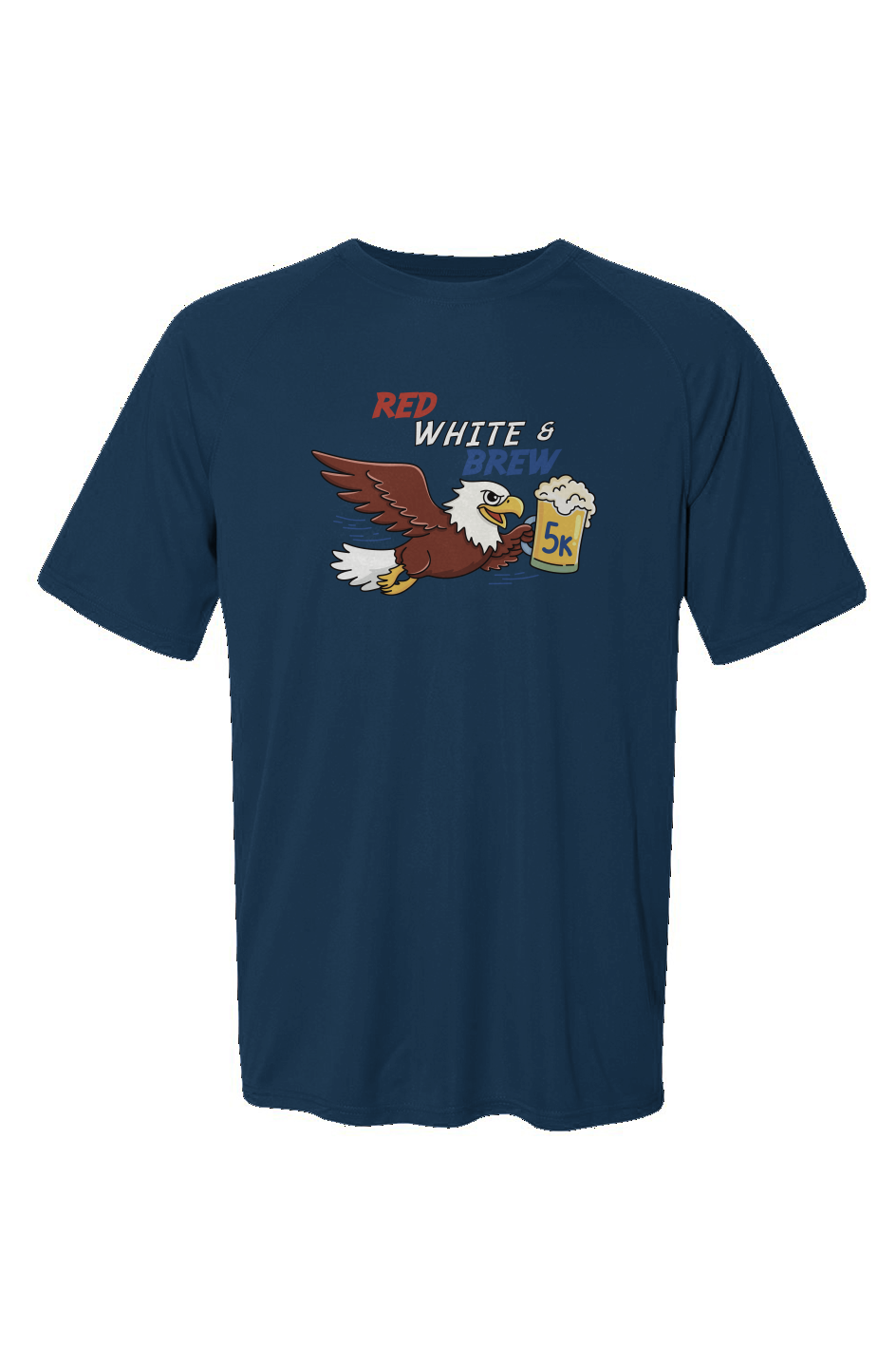 Red White & Brew 5K Wicking Short-Sleeve Tee