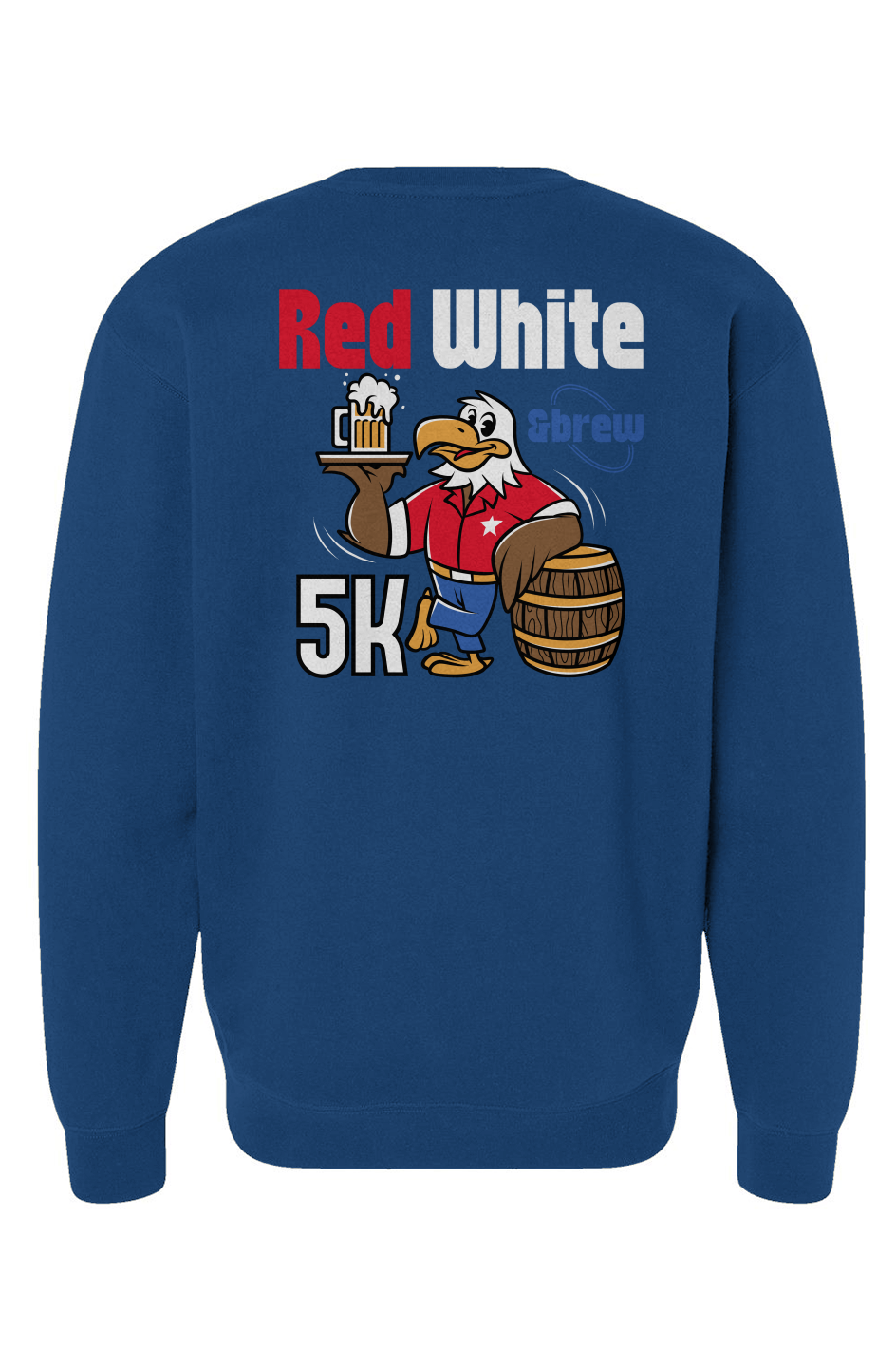 Red White & Brew 5K Heavyweight Crewneck Sweatshirt