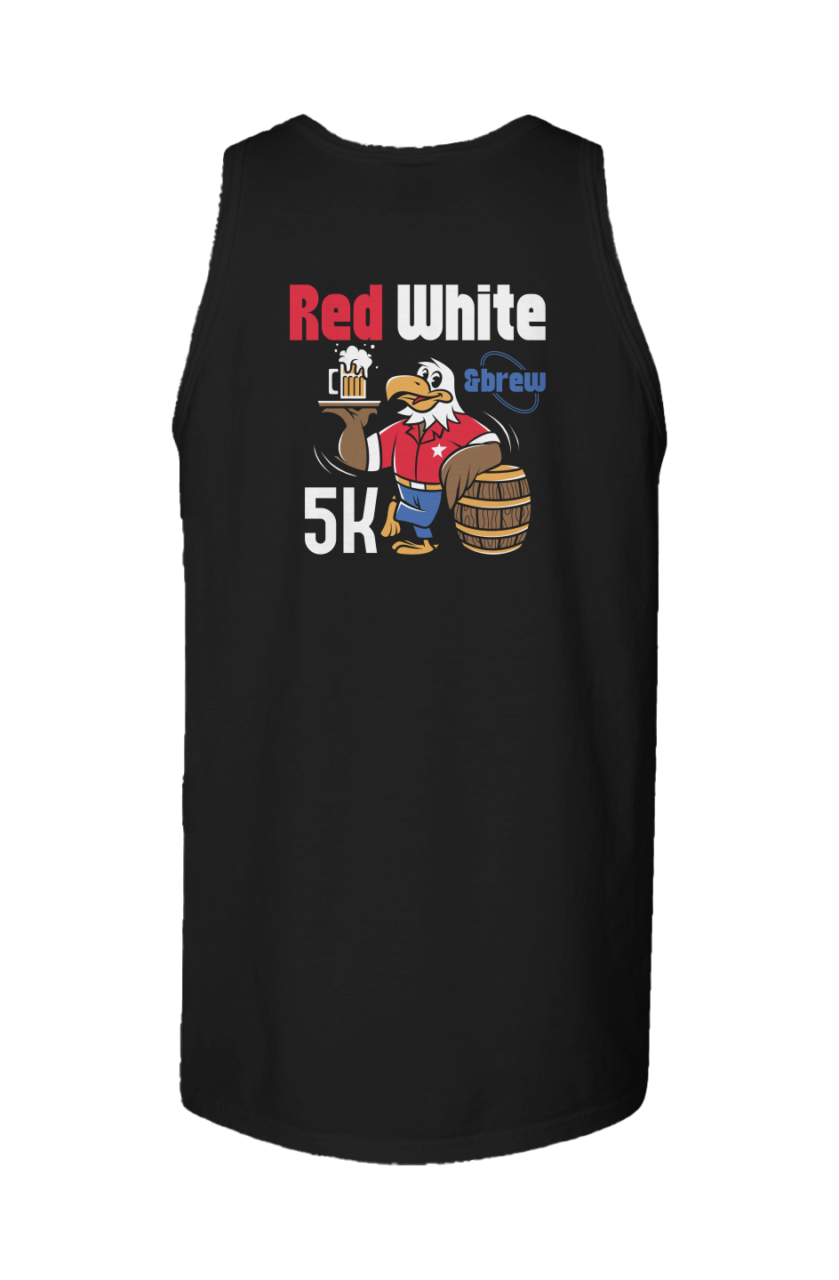 Red White & Brew 5K Garment Dyed Unisex Tank Top