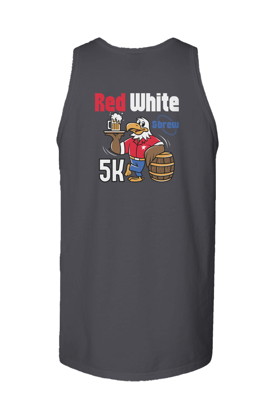 Red White & Brew 5K Garment Dyed Unisex Tank Top