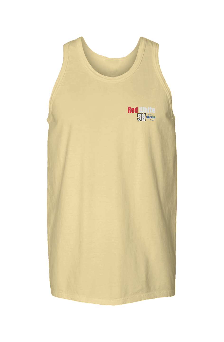 Red White & Brew 5K Garment Dyed Unisex Tank Top