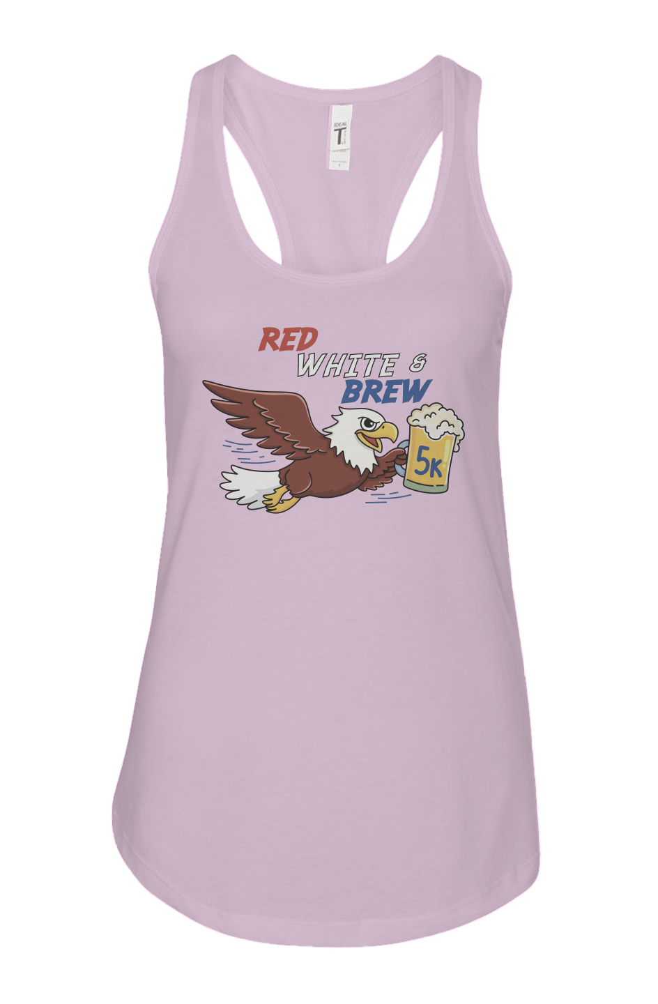 Red White & Brew 5K Ladies' Racerback Tank
