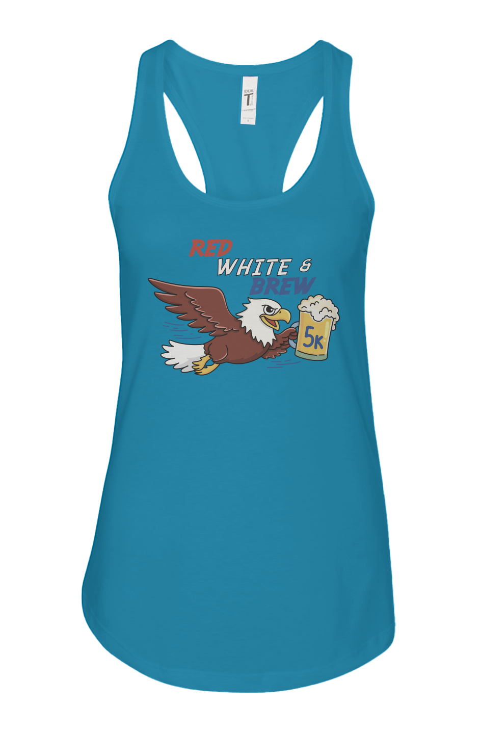 Red White & Brew 5K Ladies' Racerback Tank