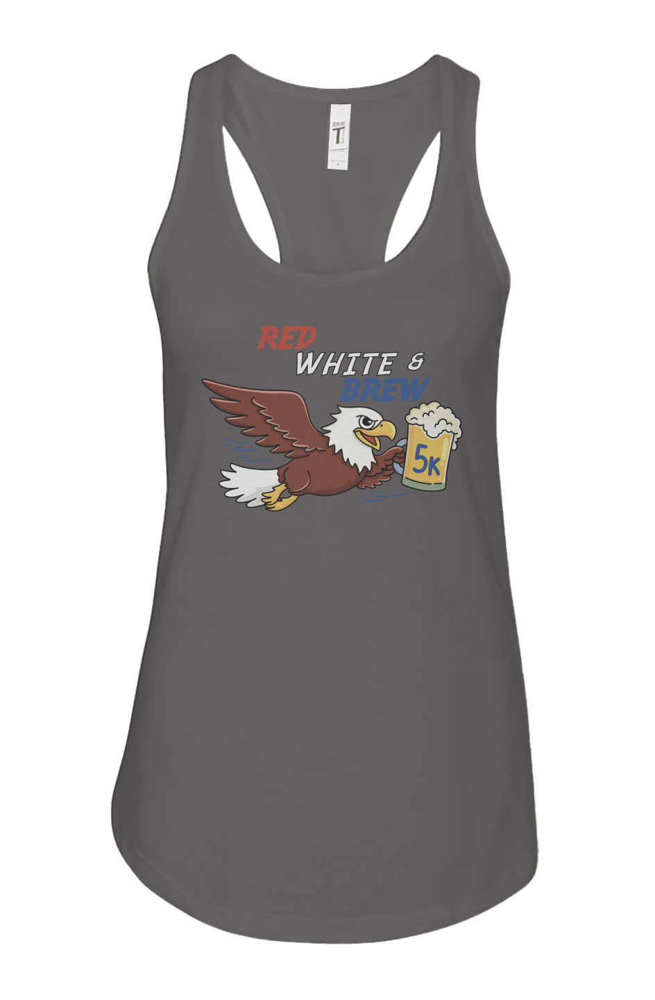 Red White & Brew 5K Ladies' Racerback Tank