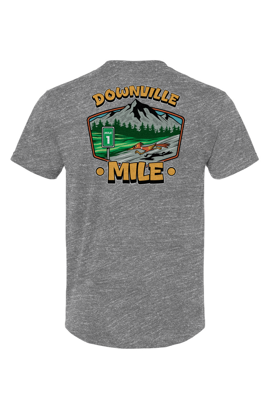 The Downville Mile Triblend Short Sleeve Crew