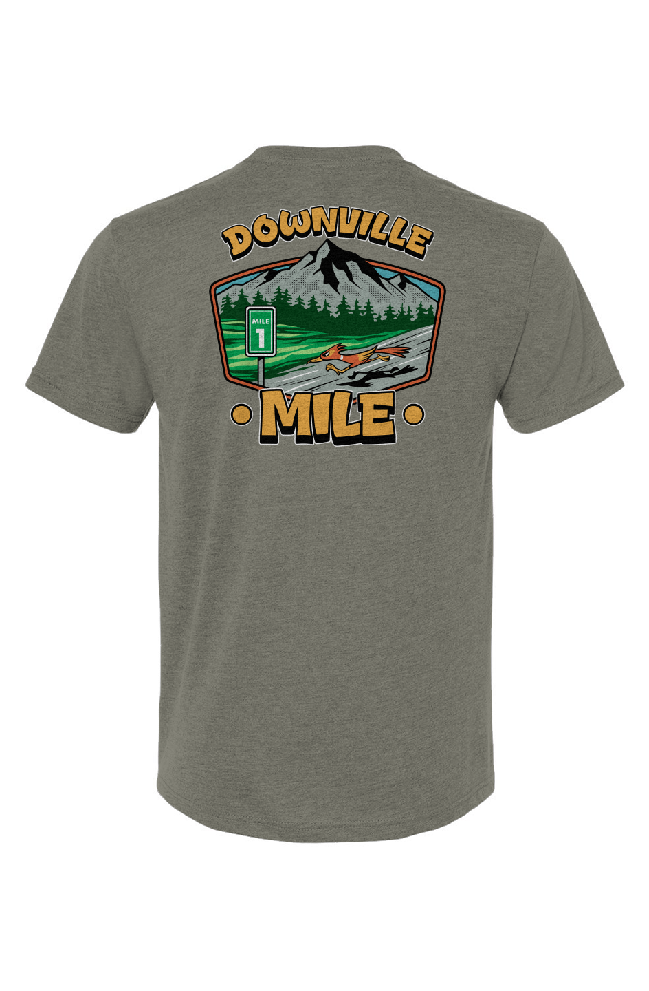 The Downville Mile Triblend Short Sleeve Crew
