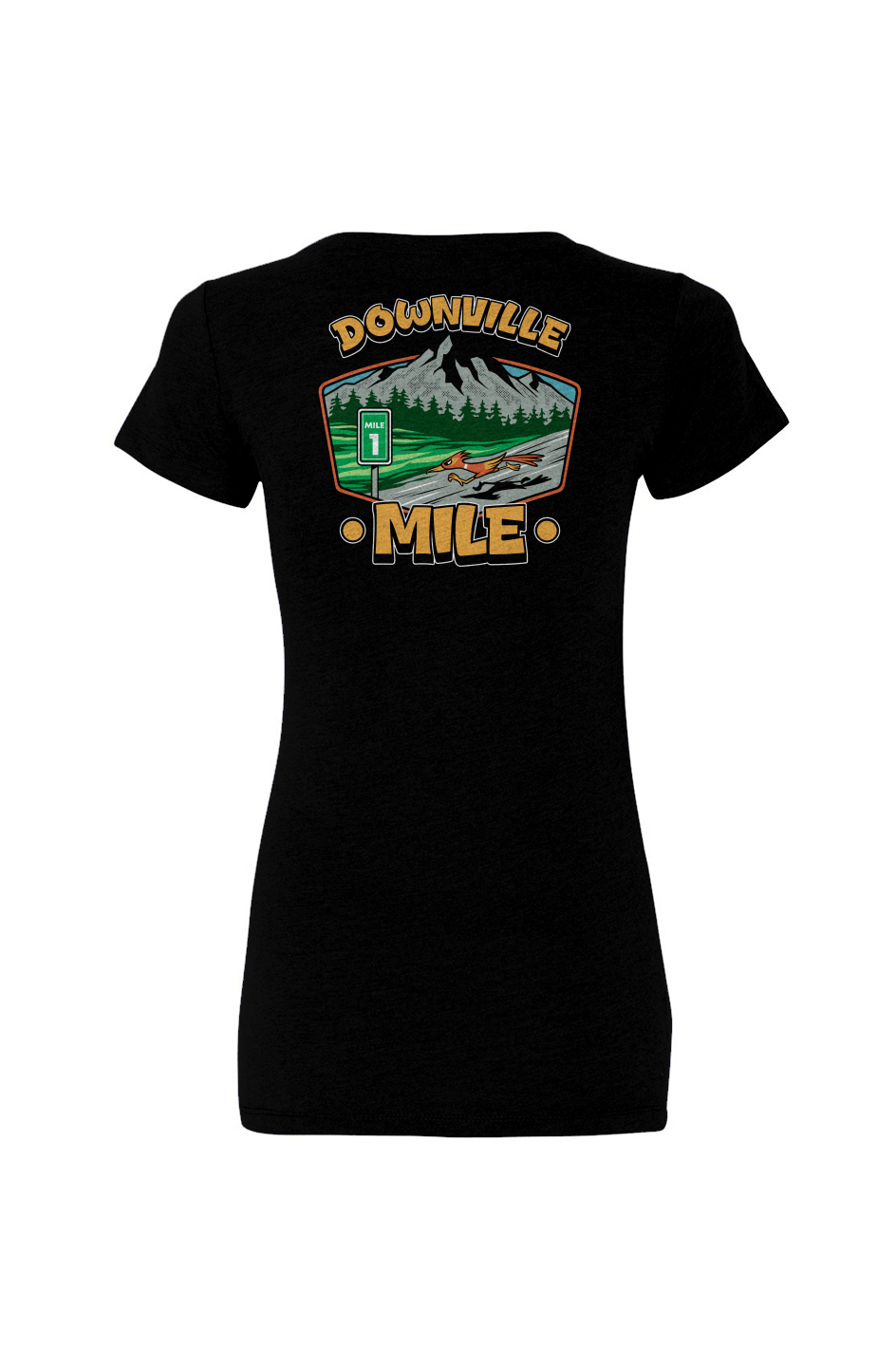The Downville Mile Ladies' Silhouette Triblend Tee