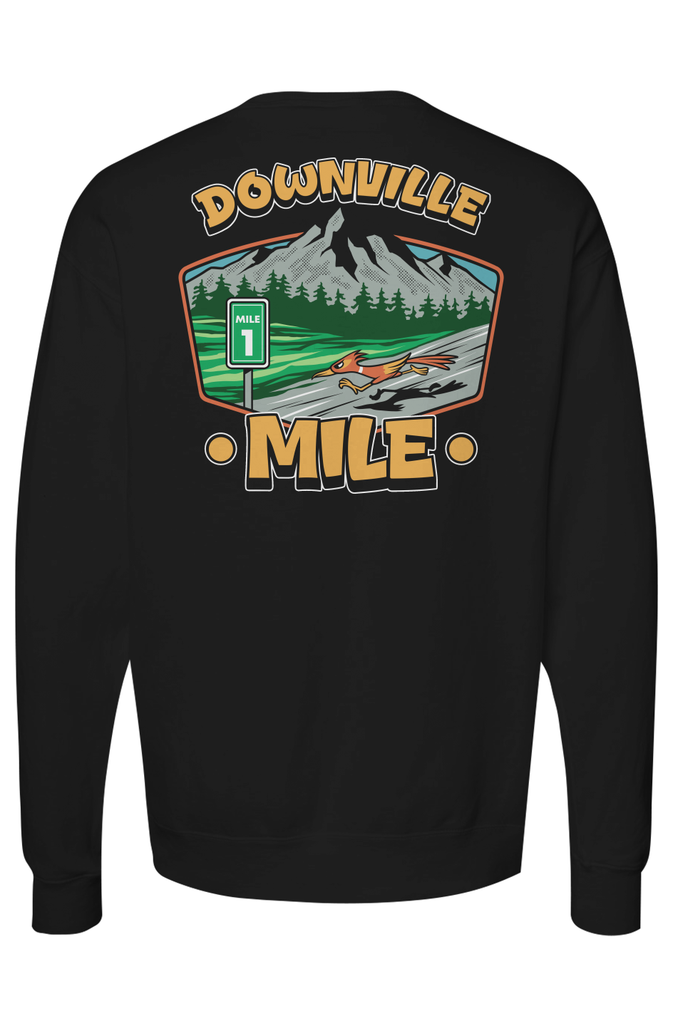 The Downville Mile Garment Dyed Unisex Crewneck Sweatshirt