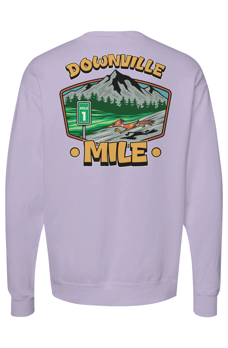 The Downville Mile Garment Dyed Unisex Crewneck Sweatshirt