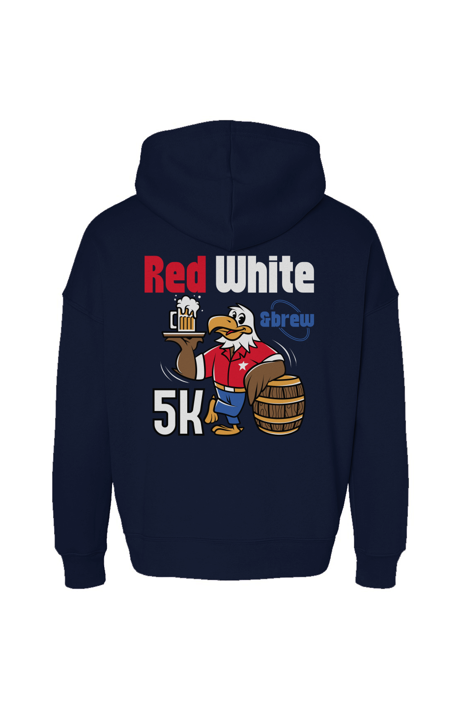Red White & Brew 5K Sponge Fleece Hoodie