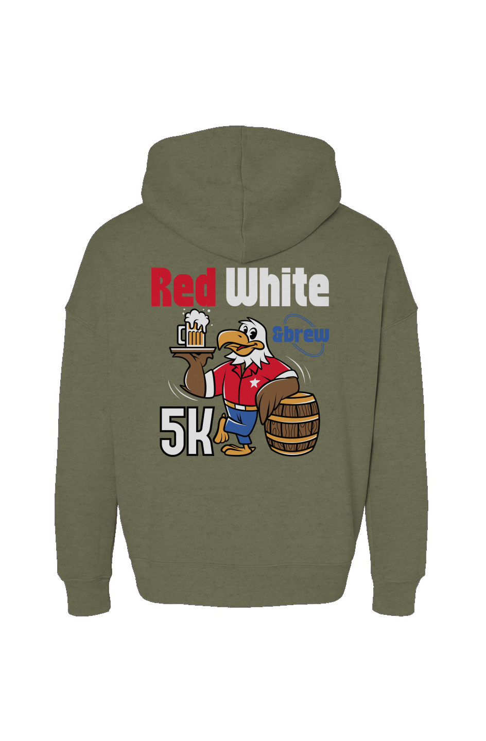 Red White & Brew 5K Sponge Fleece Hoodie