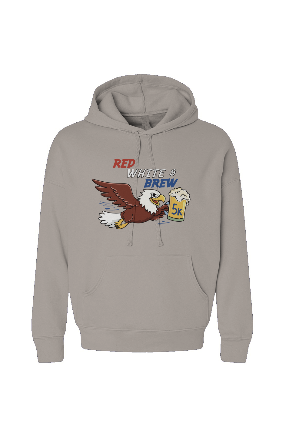 Red White & Brew 5K Sponge Fleece Hoodie
