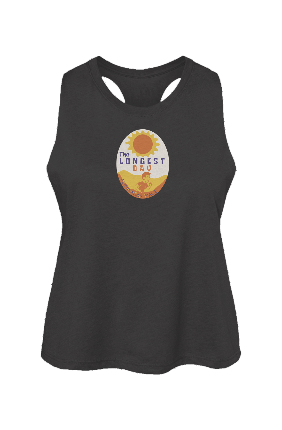 The Longest Day Ladies' Racerback Cropped Tank