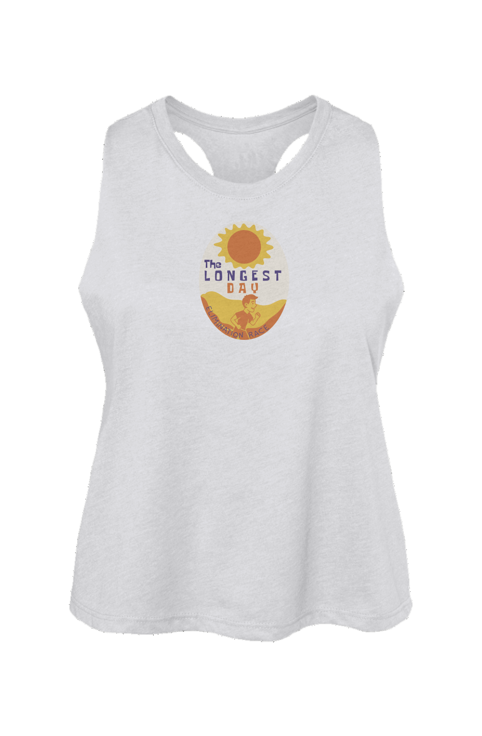The Longest Day Ladies' Racerback Cropped Tank