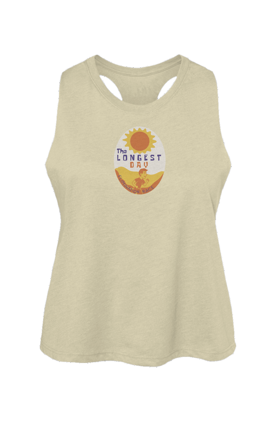 The Longest Day Ladies' Racerback Cropped Tank