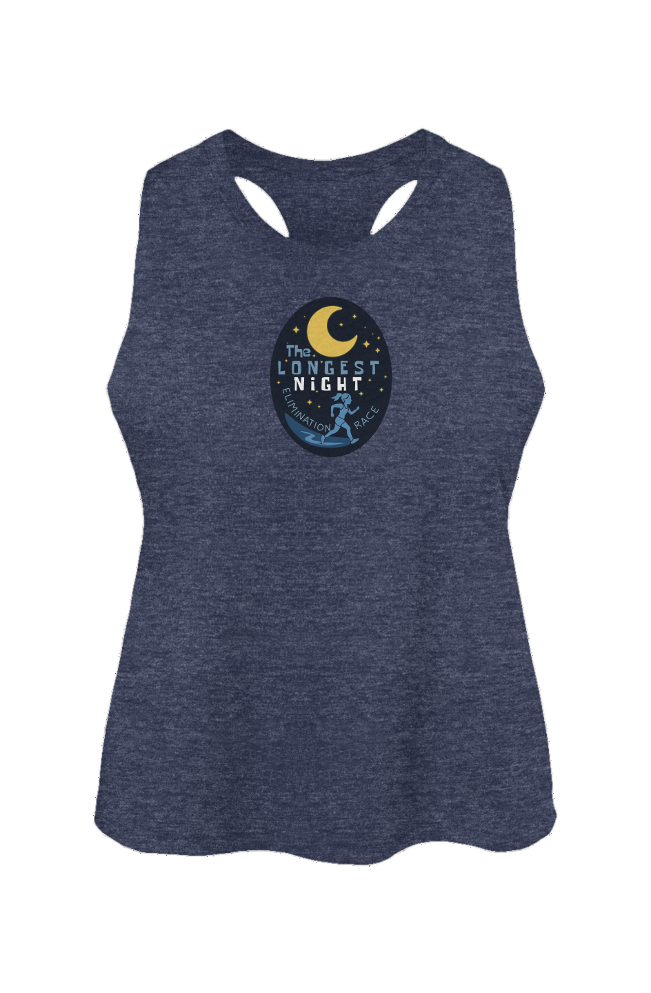 The Longest Night Ladies' Racerback Cropped Tank