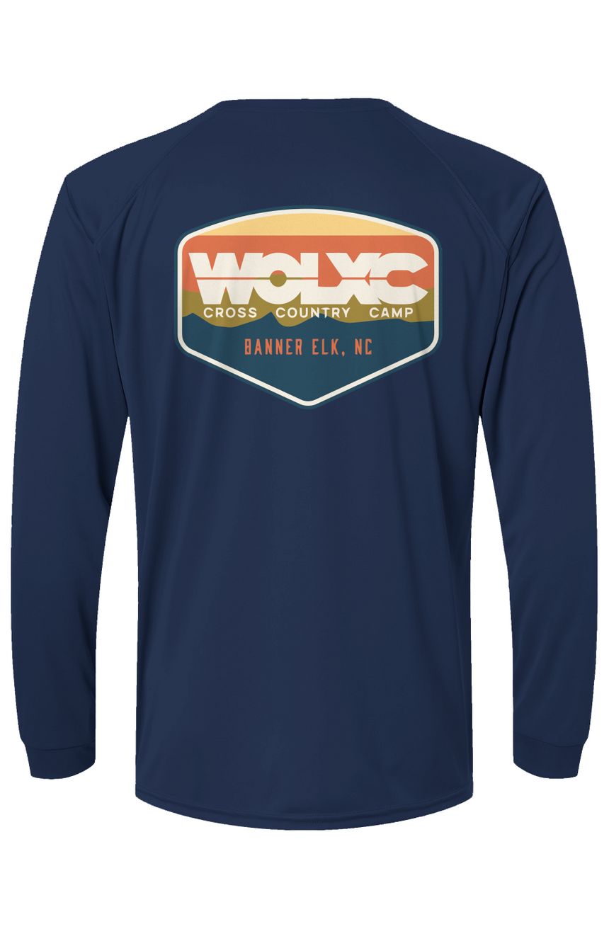 WOLXC Cross Country Camp Islander L/S Performance Tee w/ UPF 50+