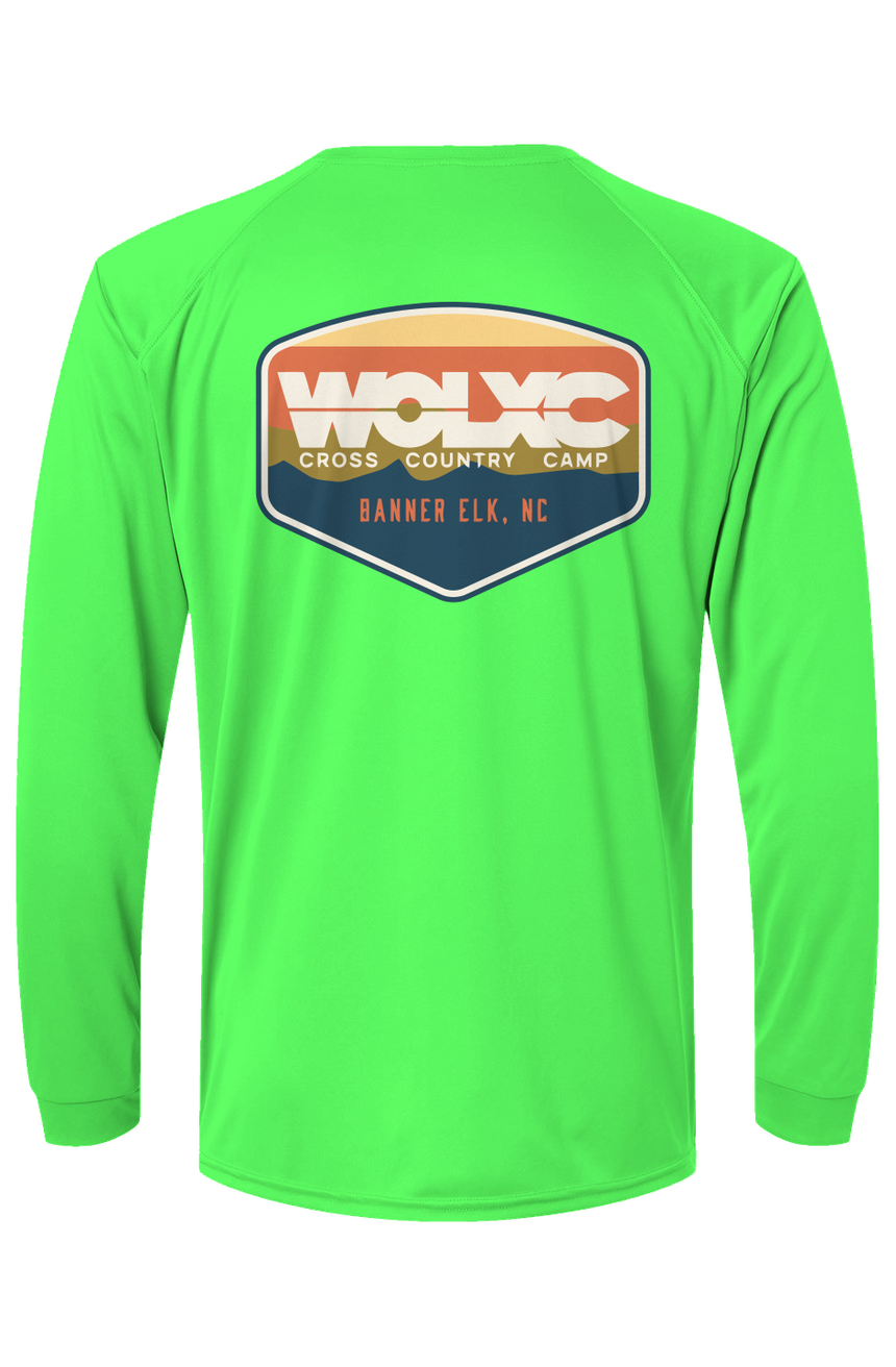 WOLXC Cross Country Camp Islander L/S Performance Tee w/ UPF 50+