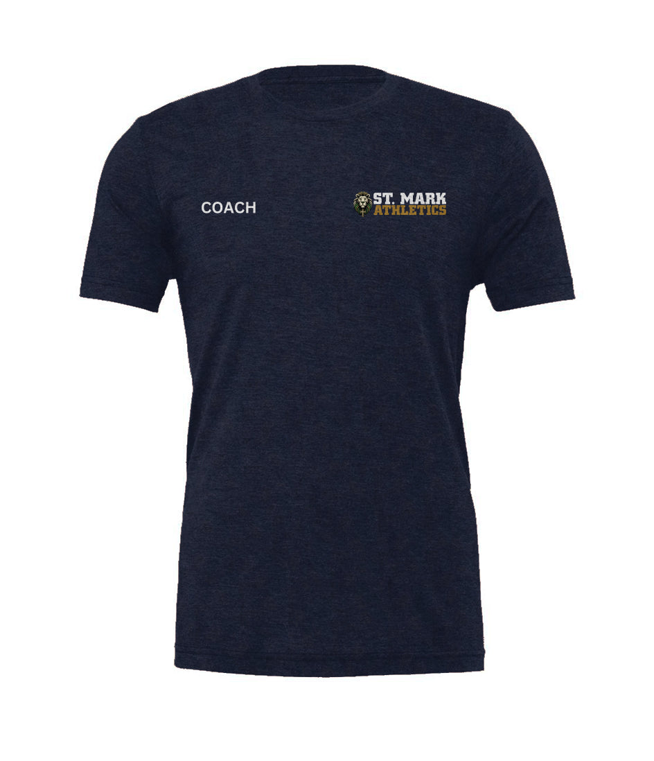 St. Mark Athletics Coach Triblend Tee