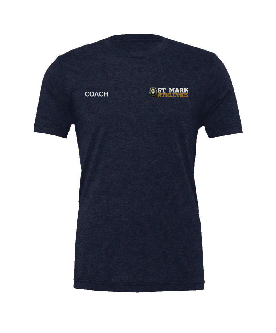 St. Mark Athletics Coach Triblend Tee