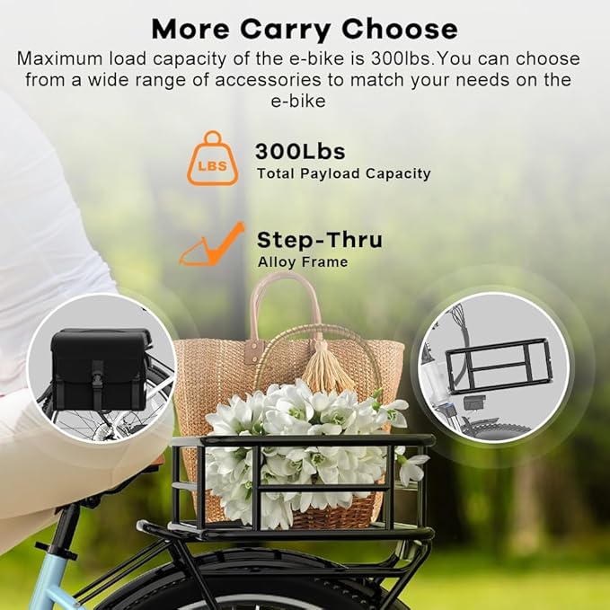 ๐๐๐๐๐ Peak Electric Bike for Adults,up ๐๐ Miles Removable Battery Ebike, 26" UL Certified Electric Mountain E Bike,Adult Electric Bicycles for Commute Beach Snow