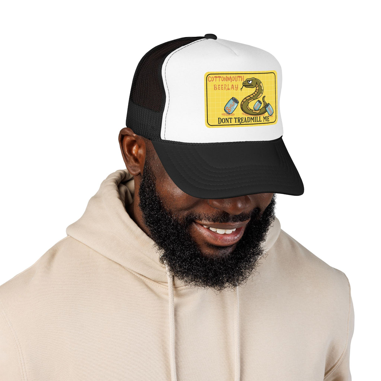 Cottonmouth Beer Relay Don’t Treadmill Me Foam Trucker Hat