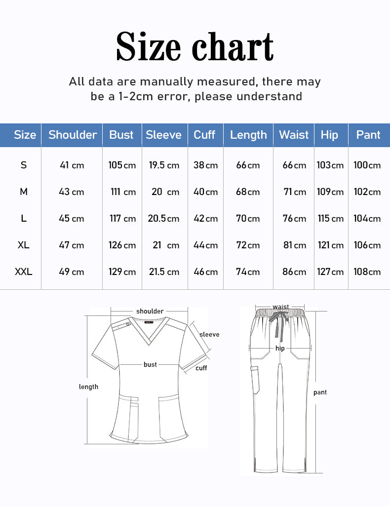 MJ V-Neck Holder Scrub Top (Unisex)