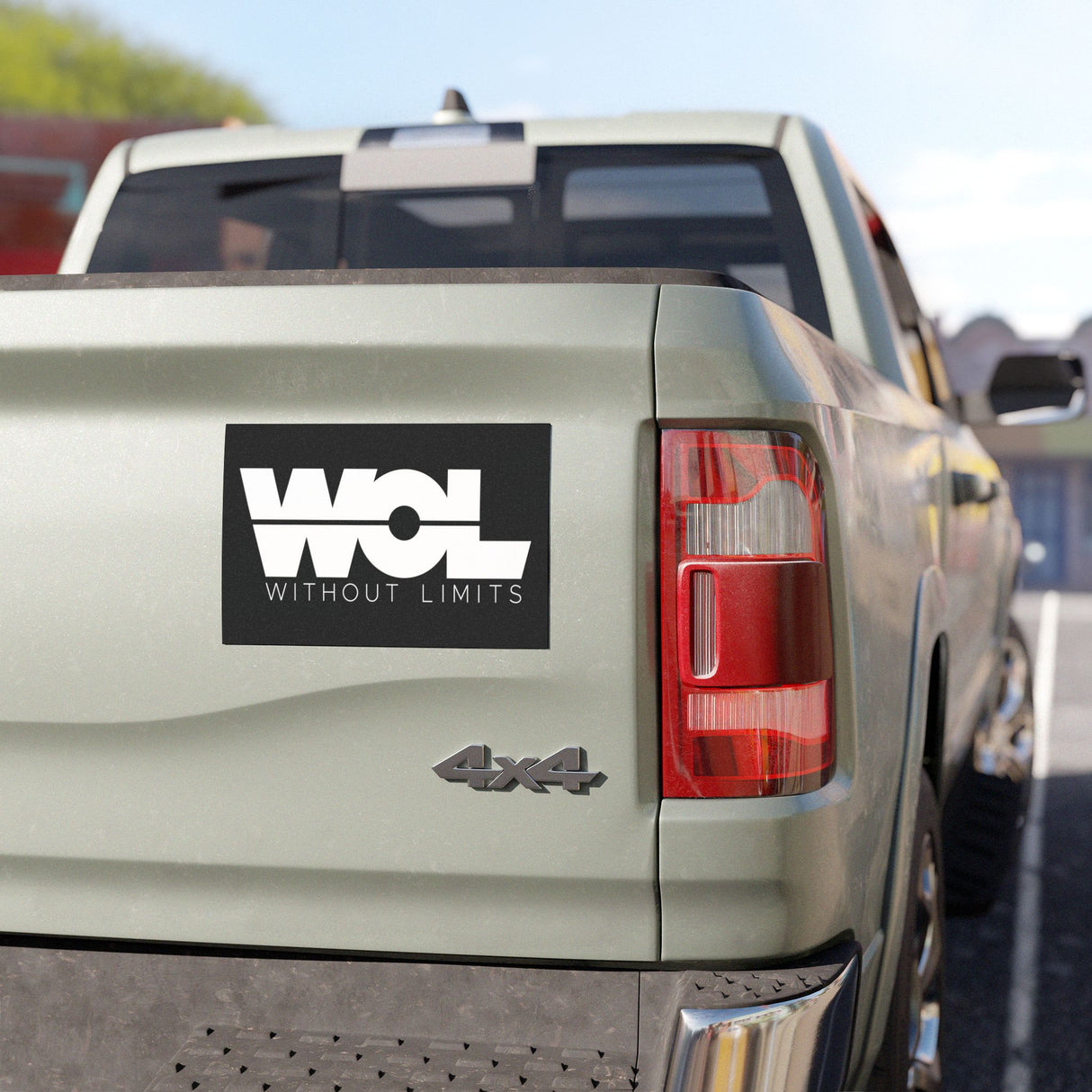 WOL Without Limits Car Magnetic Decal