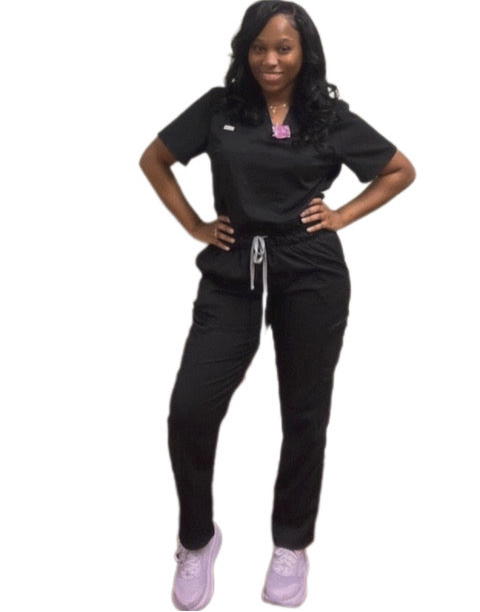 MJ V-Neck Scrub Top (Unisex)