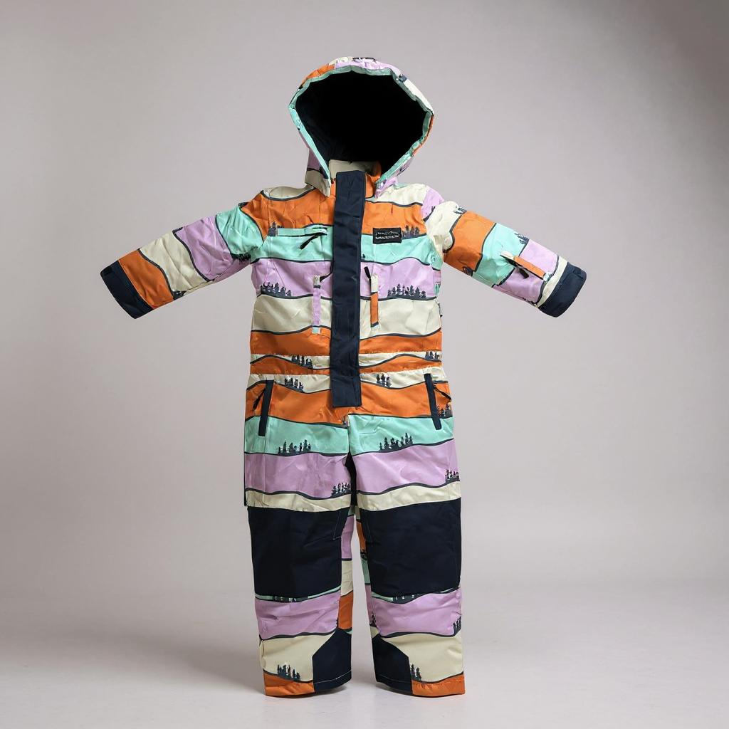 Preorder Colorful Hills Kids Waterproof Snowsuit - Winter Skiing & Snow Play | Keep the Littles Wild